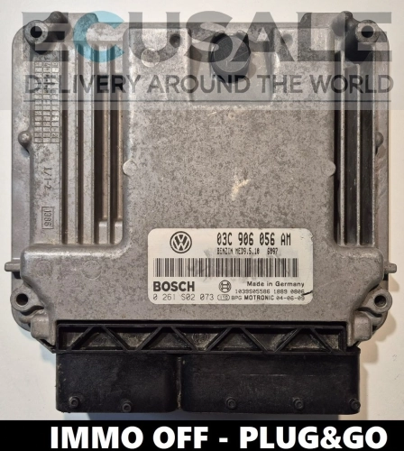 IMMO OFF Motorsteuergerät VW TOURAN   0261S02073 03C906056AM