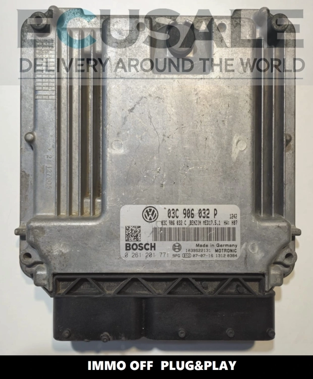 steuergerät VW GOLF V 0261201771 03C906032P  PLUG&amp;amp;amp;amp;amp;PLAY