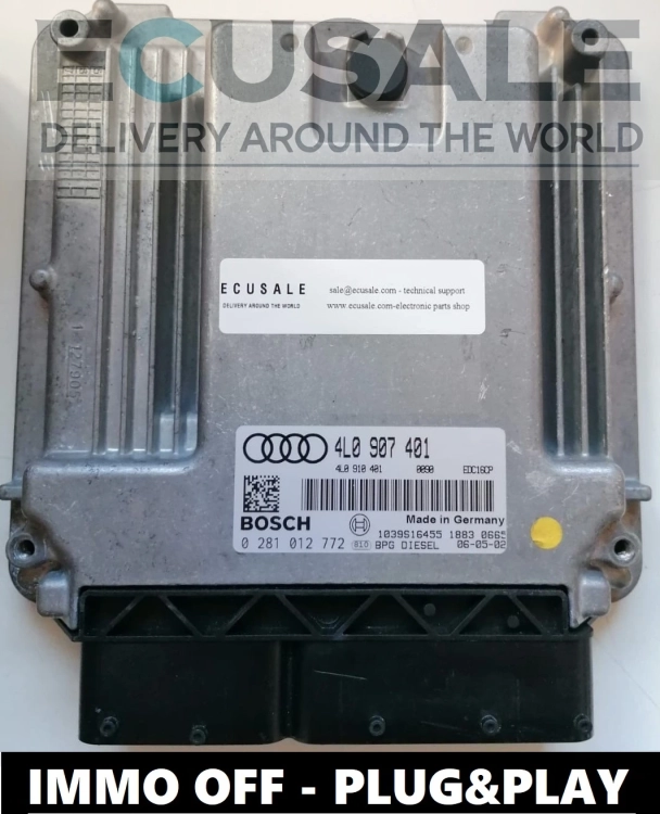centralina do motore 4l0907401 0281012772 audi-3-0tdi