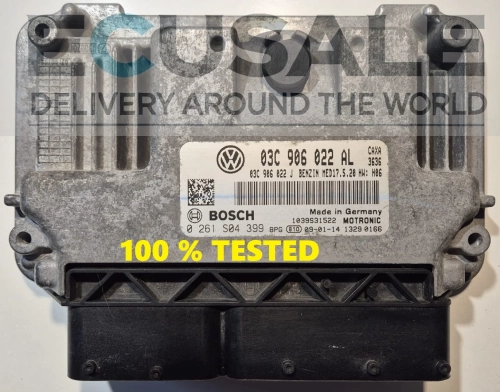 centralina motore VW Audi IMMO OFF 0261S04399 03C906022AL