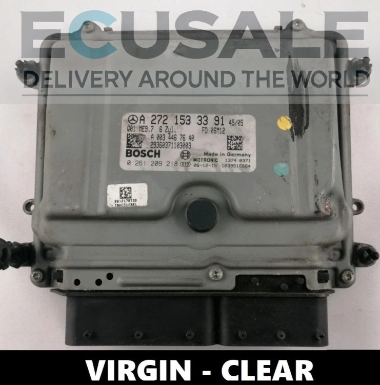 A2721533391 0261209218 Motorsteuergerät Mercedes ME9.7 Bosch VIRGIN ECU