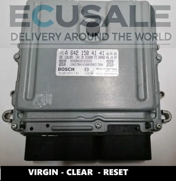 centralina motore a6421504141 0281015135 mercedes 3.0 cdi cr4.30 virgin ecu
