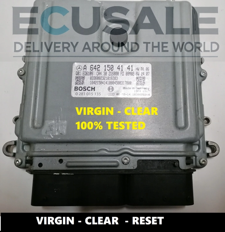 ecu mercedes 3.0 cdi a6421504141 0281015135 cr4.30 centralina do motor virgin