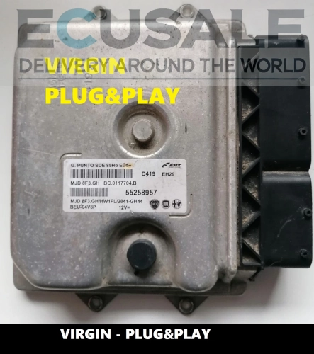 ECU 55258957 MJD8F3.GH für Fiat Punto 1.3 – VIRGIN Steuergerät ohne Programmierung, mit Tuning