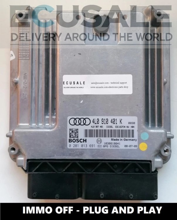 AUDI q7 0281013691 MOTORSTEUERGERÄT immo off