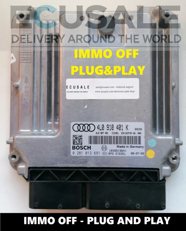 0281013691 4L0910401K ecu Audi q7 MOTORSTEUERGERÄT