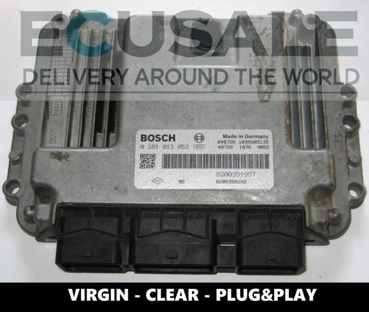 ECU 0281012052 8200391957 MASTER VIVARO TRAFIC MASCOT centralina do motor