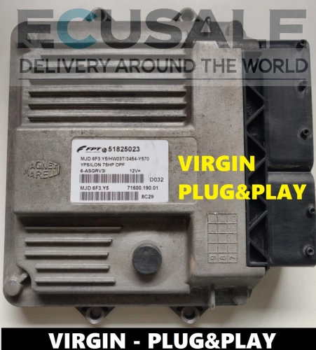 Centralina 51825023 MJD6F3Y5 per Lancia Ypsilon 1.3 – VIRGIN Plug and Play – senza programmazione