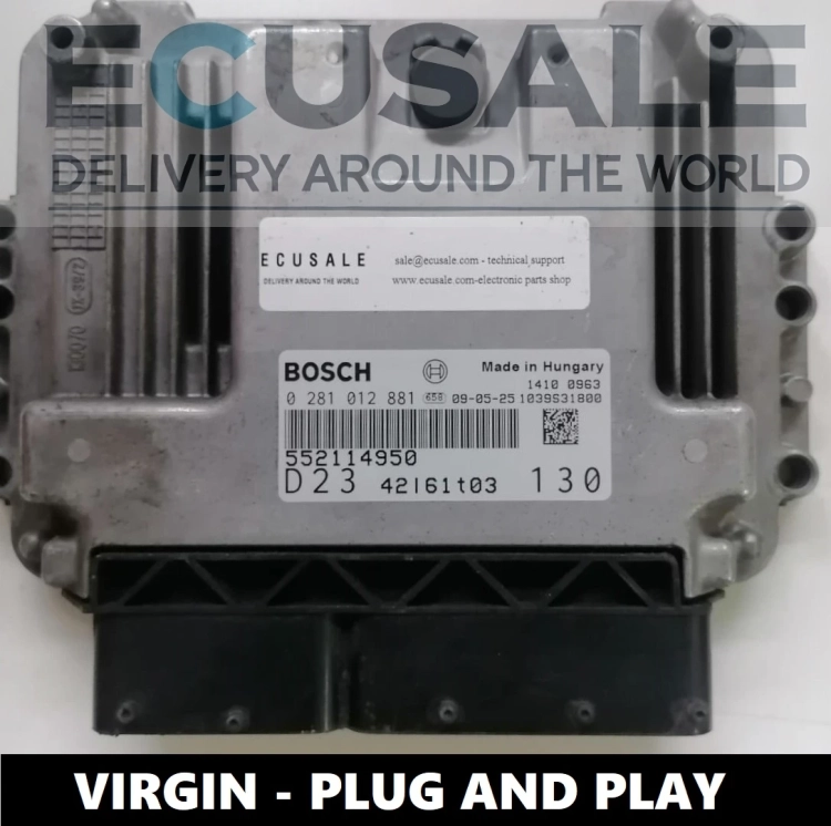 Ecu for fiat duacto 0281012881  552114950 steuergerät