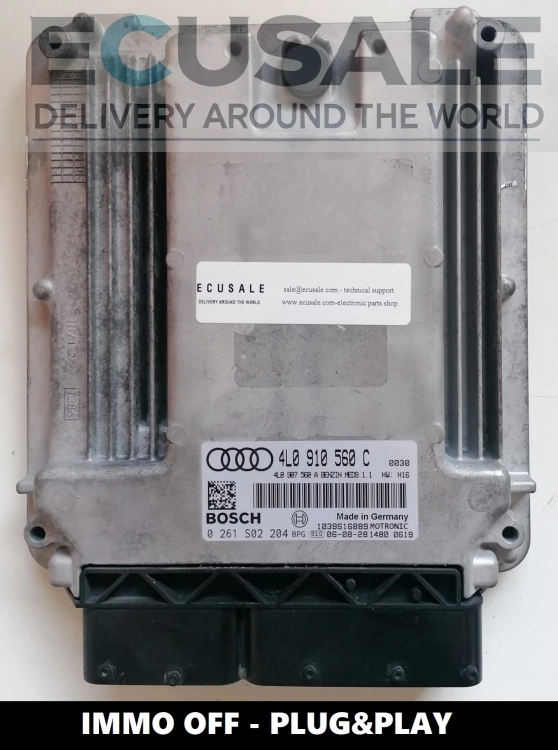 MOTORSTEUERGERÄT Audi Q7 4.2  IMMO OFF 4L0910560C 0261S02204
