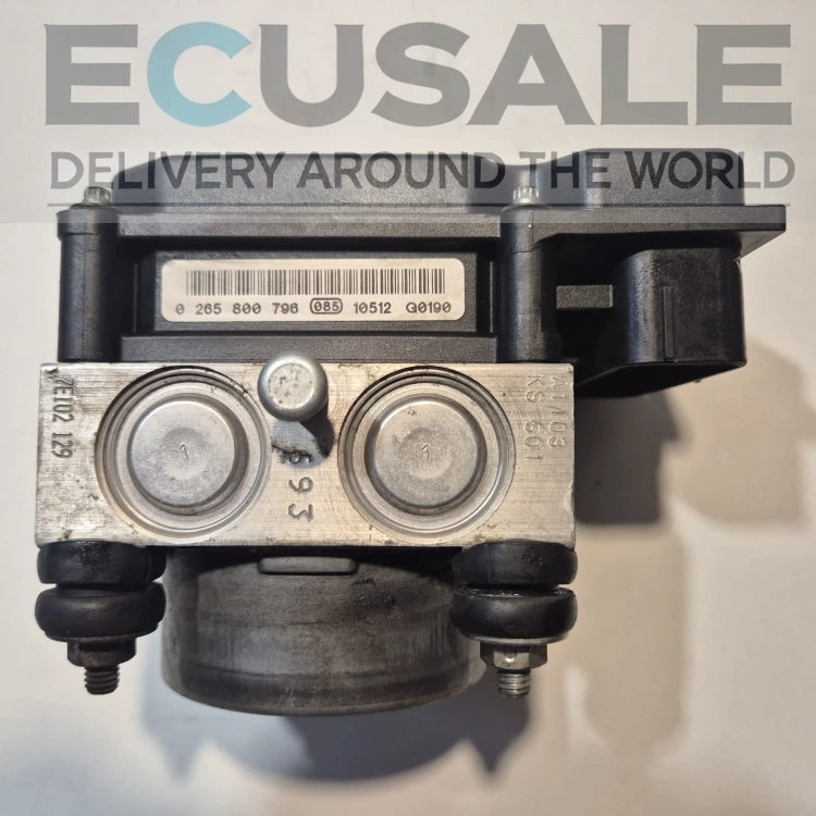 Bosch 0265232288 und GM 0265800796 auf dem ABS-Modul für Opel Corsa D.webp