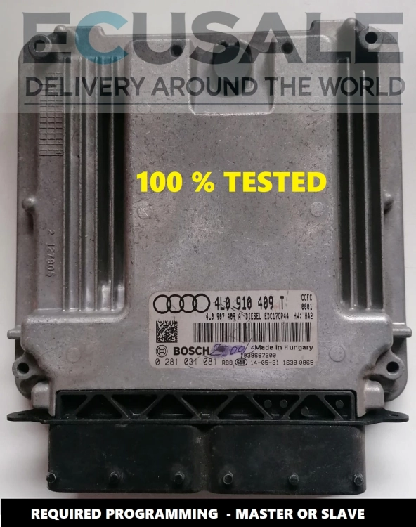 ECU Audi Q7 0281031081 4L0910409T CENTRALINA
