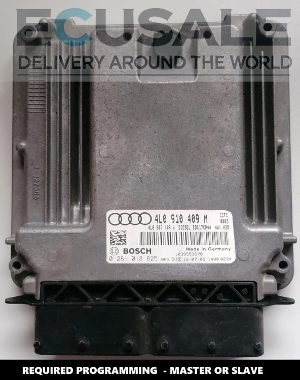 ecu Audi Q7 4L0910409M 0281018825 CENTRALINA DO MOTOR