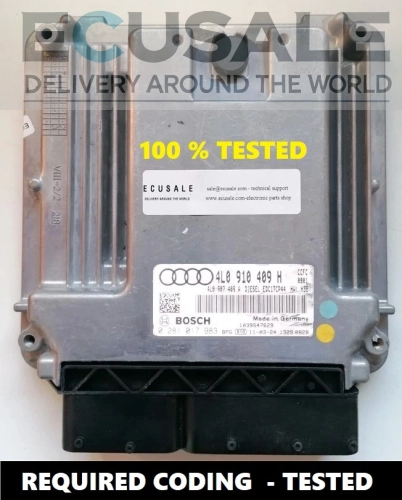 ECU Bosch 0281017983 Audi Q7 V8 4L0910409H CENTRALINA DO MOTOR