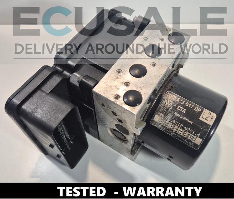 Pompa ABS 1K0614517DP con centralina ABS 1K0907379BL VW Audi Seat Skoda – vista frontale