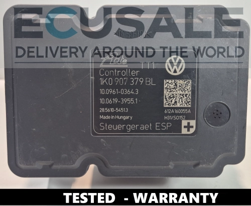 Centralina ABS 1K0907379BL 10061939551 montada na bomba ABS 1K0614517DP