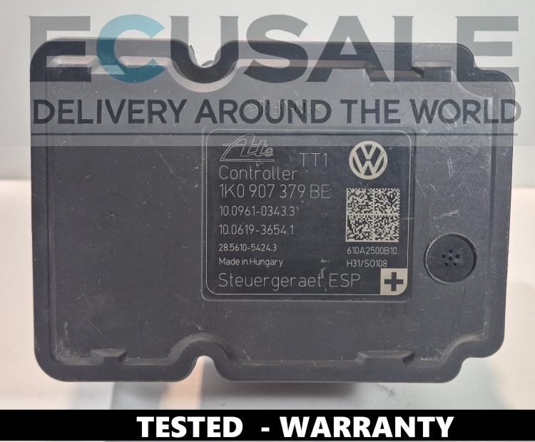 Sterownik ABS 10094103423 z pompą 1K0614517CP, pasujący do VW Golf V VI, Audi A3, Seat Leon, Skoda Octavia