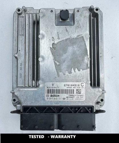 0261S19721 670104910C centralina motore Bosch Maserati Levante 3.0 V6 ECU