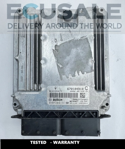 0261S19721 670104910C motorsteuergerät  Bosch Maserati Levante 3.0 V6 ECU