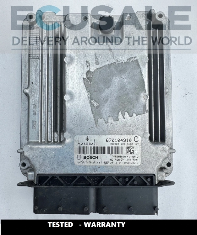 0261S19721 670104910C motorsteuergerät  Bosch Maserati Levante 3.0 V6 ECU