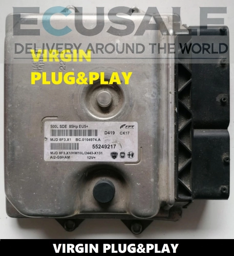Zurückgesetztes Magneti Marelli Steuergerät MJD8F3.X1 für Fiat Punto – Teilenummer 55249217, im VIRGIN-Werkzustand.