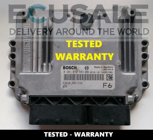 Foto della ECU Honda Accord 2.2 diesel – centralina originale Bosch EDC16C31 0281012583 / 37820RBDE93.