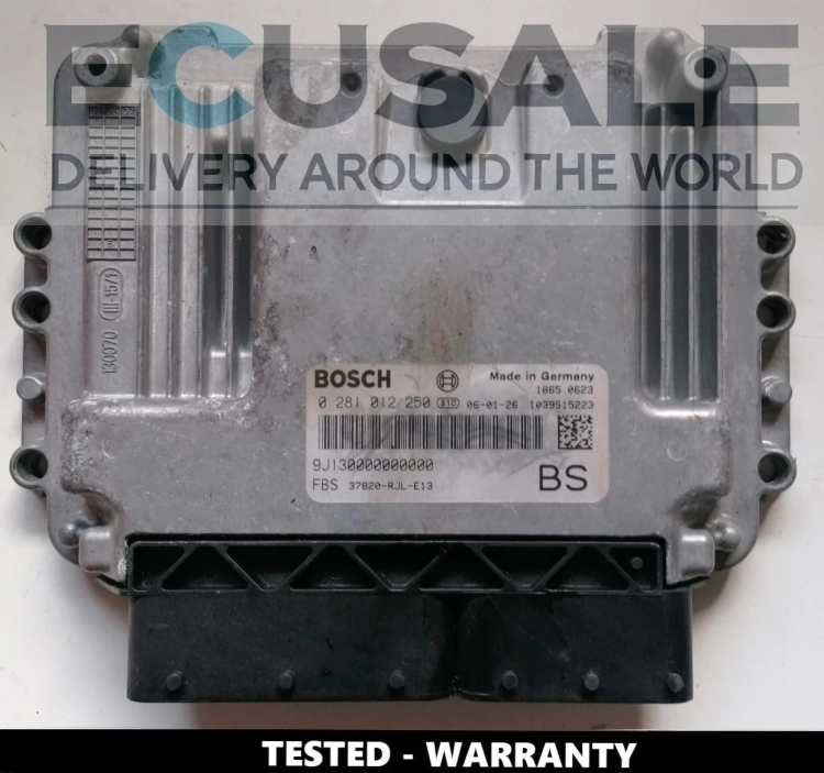 Bosch 0281012250 Steuergerät – Motorsteuerung für Honda FR-V 2.2 Diesel, Kennung 37820-RJL-E13, geprüft und funktionsfähig.