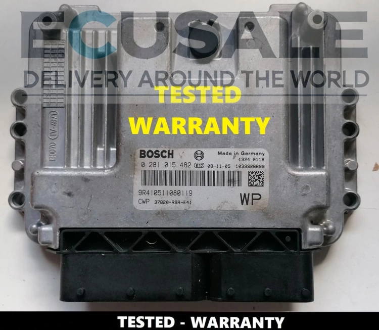 Zdjęcie sterownika Bosch EDC16C39 Honda Civic 2.2 i-CTDi – numer seryjny 9R410511080119, po testach.