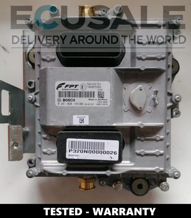 Centralina do motor Iveco Stralis Cursor – Bosch 0281020146, OEM 504388754, testada e pronta para instalar