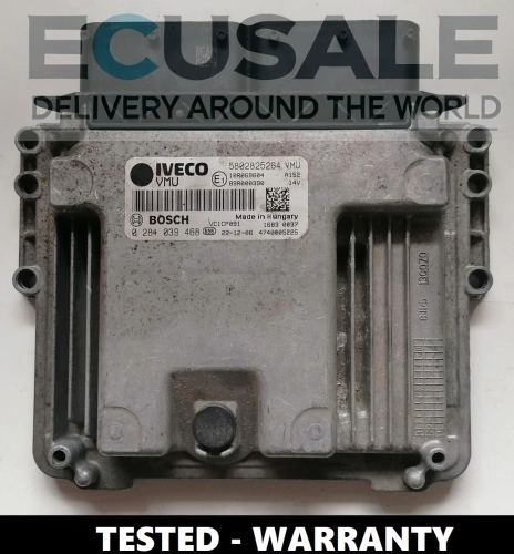 Centralina do motor Iveco MD1CE101 – Bosch 0281039468, unidade original 5802825264, testada e verificada.