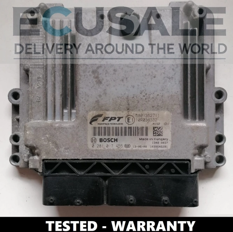 Zdjęcie ECU Bosch EDC17C49 do Iveco Daily 2.3 – oryginalna jednostka sterująca 580135271J po testach.