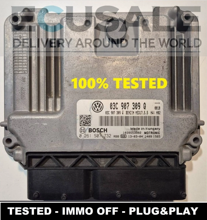 STEROWNIK SILNIKA Tiguan 1.4 IMMO OFF 0261S07732 03C907309Q