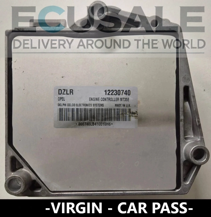 ecu 12230740  DZLR OPEL astra H 1.6  VIRGIN CENTRALINA DO MOTOR
