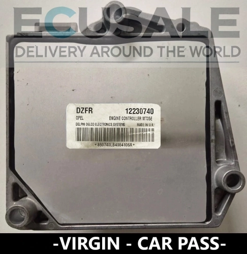 ecu VIRGIN OPEL 12230740 DZFR 1.6 16V CENTRALINA DO MOTOR
