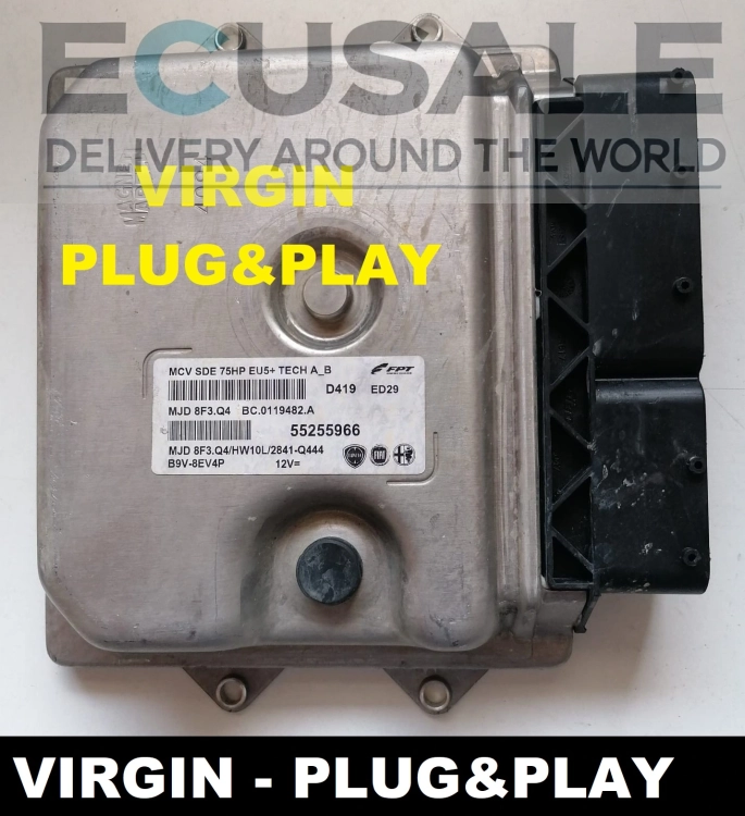 ECU 55255966 MJD8F3Q4 Plug &amp;amp;amp;Play Fiat Qubo 1.3 JTDm steuergerät