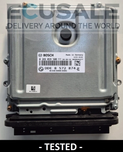 ecu BMW DDE8572874 Bosch 0281019500 2.0 Diesel steuergerät
