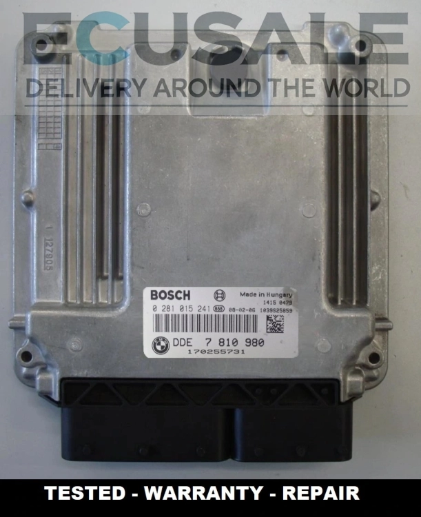 BMW X5 E70 X6 E71 3.0D ECU DDE7810980 0281015241 centralina