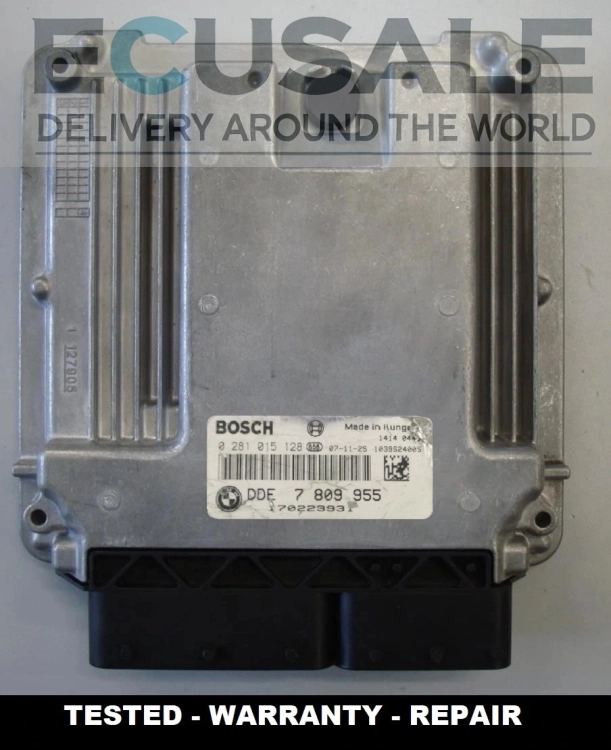 Testowany sterownik silnika BMW 0281015128 7809955 DDE7809955