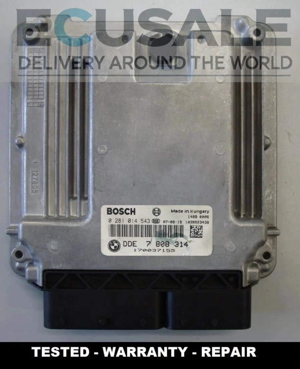 ecu 0281014543 7808314 BMW 5 E60 E61 X5 E70 X6 E71 - 3.0 D DDE7808314 centralina