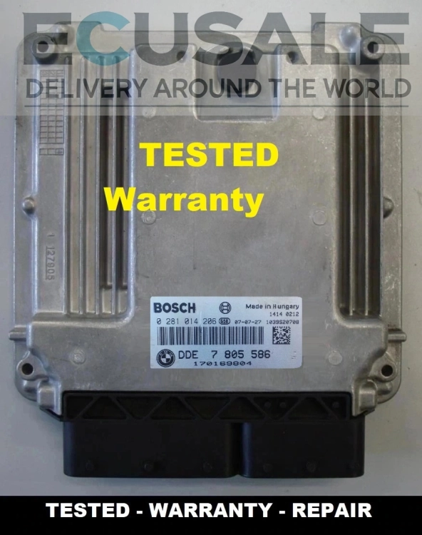ECU Bosch 0281014206 / 7805586 – BMW X5 E70 3.0 Diesel centralina do motor