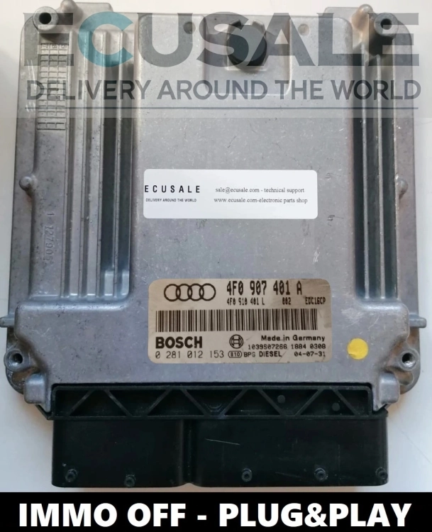 4F0907401A 0281012153 ecu A6 C6 3.0 centralina do motor