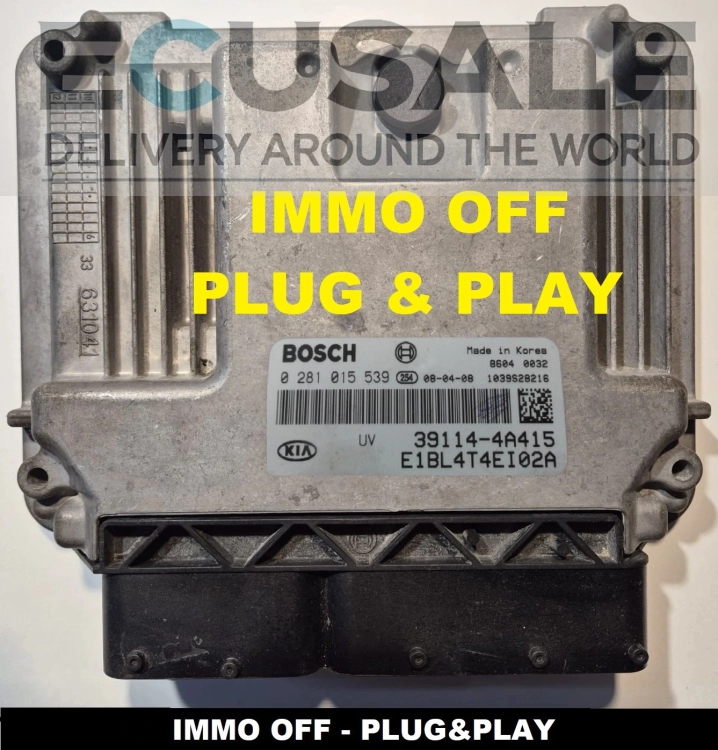 centralina motore 0281015539 / 39114-4A415 KIA Sorento 2.5 CRDi –  IMMO OFF Plug &amp;amp;amp; Play