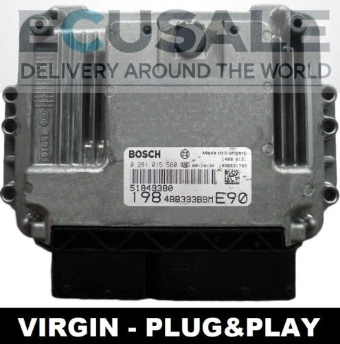 Sterownik silnika Bosch EDC16C39 0281015560 51849380 do Fiat Bravo 1.6 Multijet Diesel w wersji Virgin