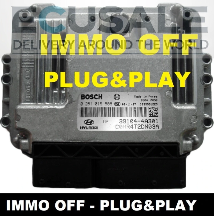 Centralina motore 0281015506 / 39104-4A301 KIA Sportage Hyundai Tucson 2.0 CRDi – centralina Bosch originale, pronta per installazione Plug &amp; Play