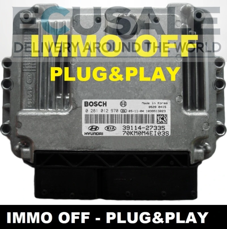 Sterownik silnika Bosch EDC15C7 0281012970 39114-27335 do KIA Sportage 2.0 CRDi IMMO OFF