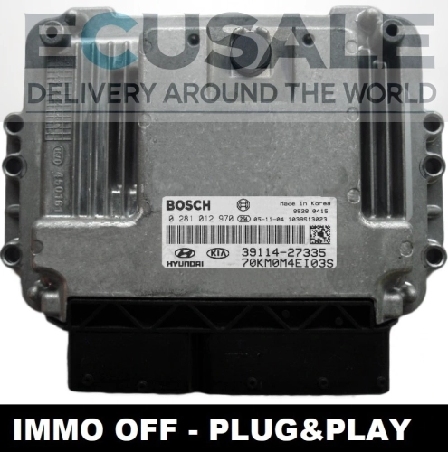 Komputer silnika ECU 0281012970 / 39114-27335 KIA Sportage Hyundai Tucson 2.0 CRDi – oryginalny sterownik Bosch, gotowy do montażu Plug &amp; Play