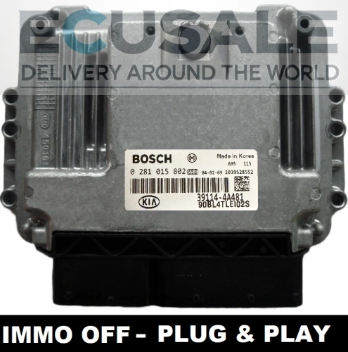 centralina motore Bosch EDC16C39 0281015802 39114-4A481 KIA Sorento 2.5 CRDi IMMO OFF