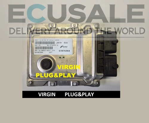 CENTRALINA DO MOTOR 9GFT6 51975364 do FIAT 500 1.2 – ECU VIRGIN