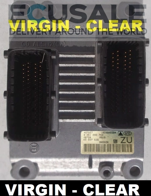 CENTRALINA MOTORE 0261208743 55557538 VIRGIN Opel Vectra C 3.2 V6 Z32SE