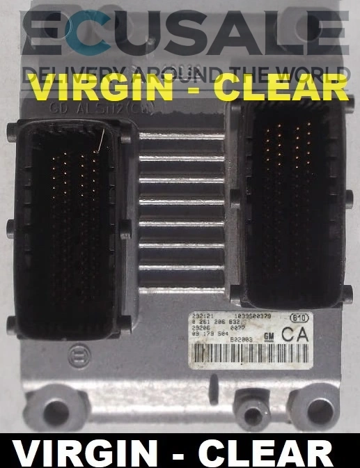 Czysty ECU Bosch 0261206832 CA 09179504 do Opel Signum 3.2 V6 po wylogowaniu